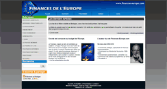 Desktop Screenshot of finances-europe.com