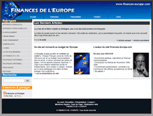 Tablet Screenshot of finances-europe.com